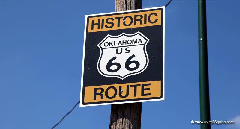 Route 66 in Commerce, Oklahoma