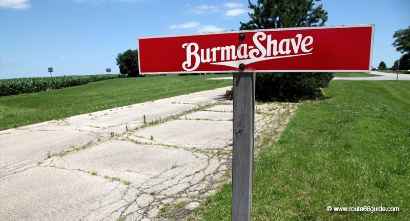 Burma-Shave Signs, Towanda IL