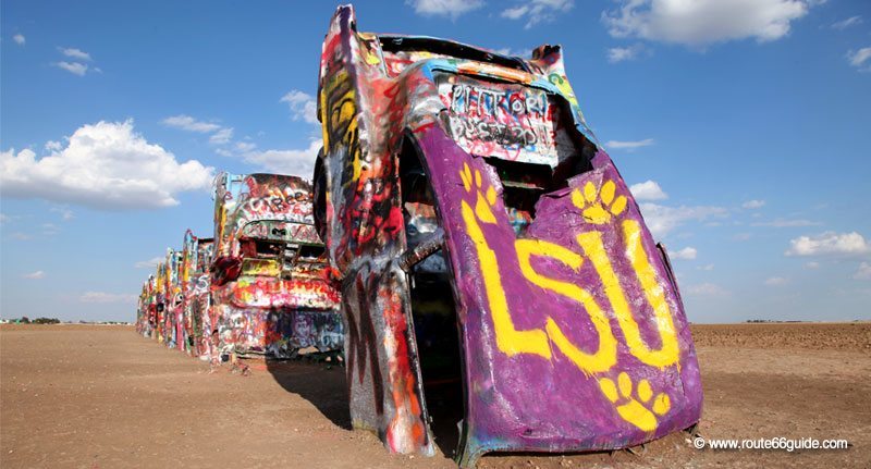 Cadillac Ranch in Amarillo, Texas