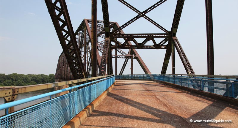 The Chain of Rocks Bridge