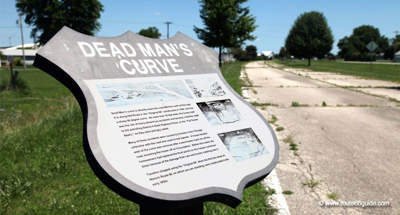 Dead man's Curve in Towanda IL