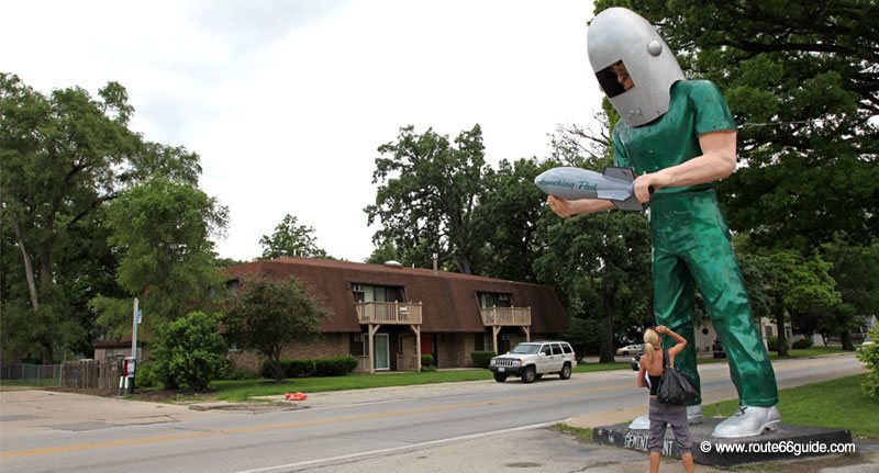 Gemini Giant in Wilmington, Illinois