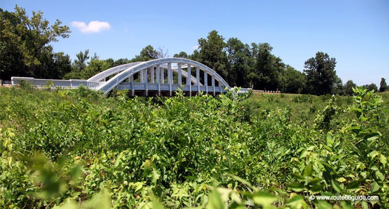 Marsh Arch Bridge in Riverton, Kansas