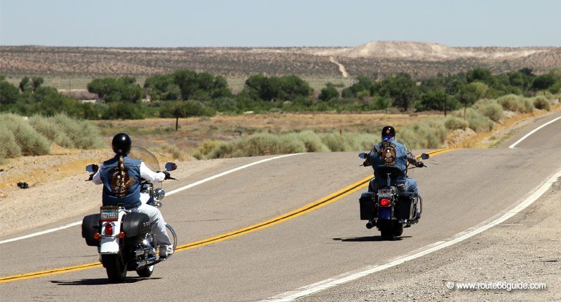 Bikers on Route 66.