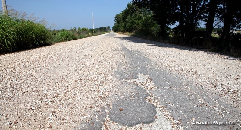 Route 66 in Narcissa, Oklahoma