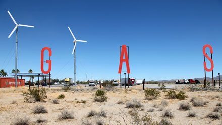 Gas and service stations on Route 66