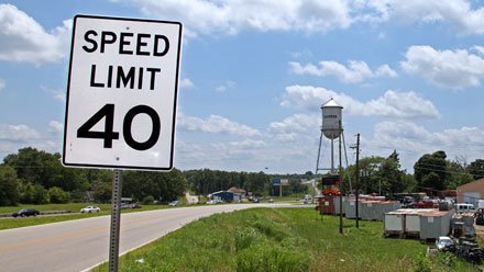 40mph Speed limit